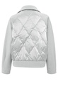YAYA Veste courte à détails matelassés Medium grey