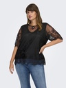CARMAKOMA CAREVERLYN 2/4 LACE TOP WVN