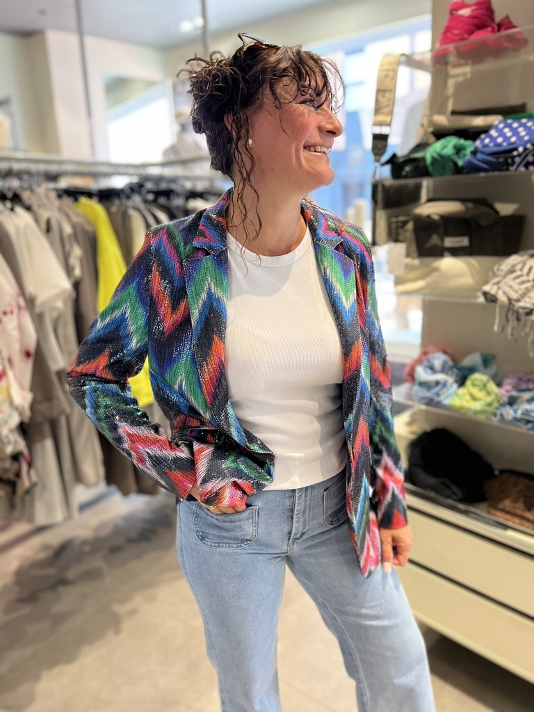 VILAGALLO Lentejuelas blazer couleurs