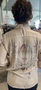 VILAGALLO Chemise estampado globe