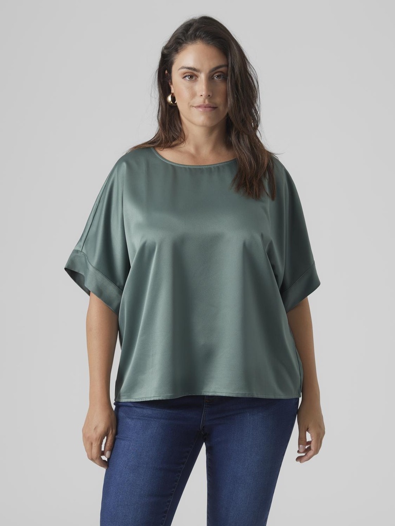 VERO MODA VMCMERLE 2/4 O-NECK TOP WVN GA CUR