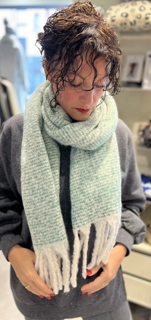PIECES PCNIMA LONG SCARF BC EVERGREEN