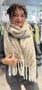 PIECES PCNYMIKA LONG SCARF BOX BC fossil tiger