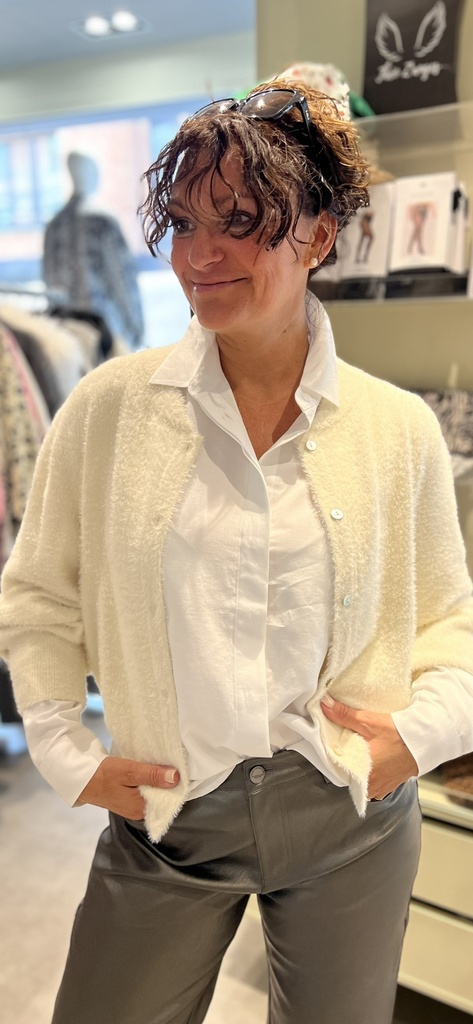 YAYA Cardigan tout doux à col rond