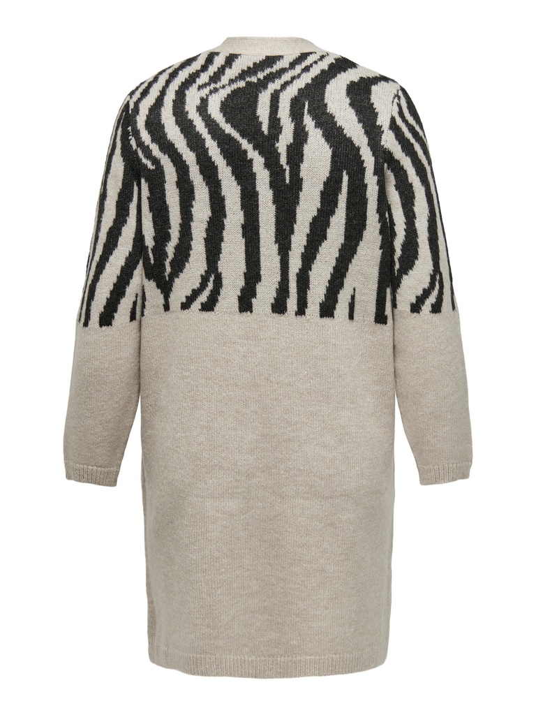 CARMAKOMA CARJADE ZEBRA L/S CARDIGAN KNT NOOS
