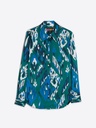 VILAGALLO Flor ikat verde