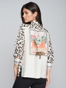 VILAGALLO Chemise estampado tigre sobre
