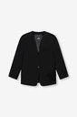 Alix the label Woven Collarless blazer