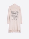 VILAGALLO Gilet beige globo bordado