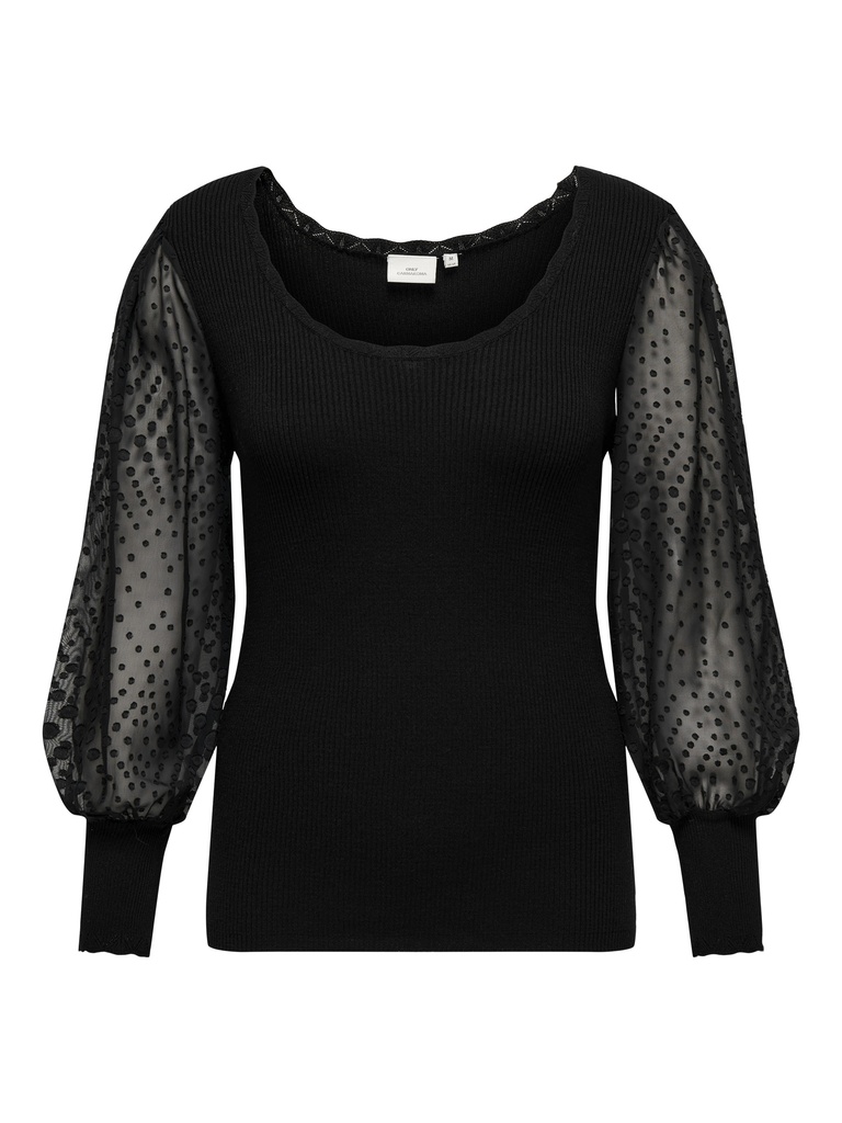 CARMAKOMA CARJULIE LIFE LS MIX O-NECK KNT