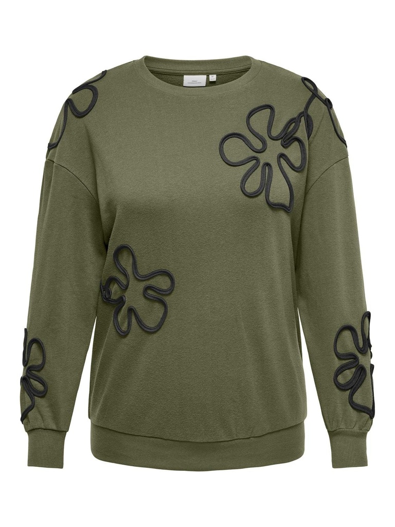 CARMAKOMA CARHIMA LS SWEAT JRS kaki