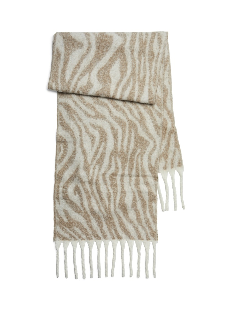 PIECES PCNYMIKA LONG SCARF BOX BC fossil tiger