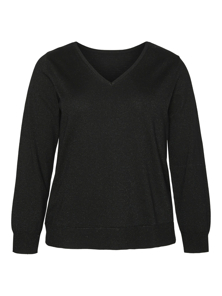 VERO MODA CURVE VMCHAPPYSHINE LS 2WAY PULL BOO CUR