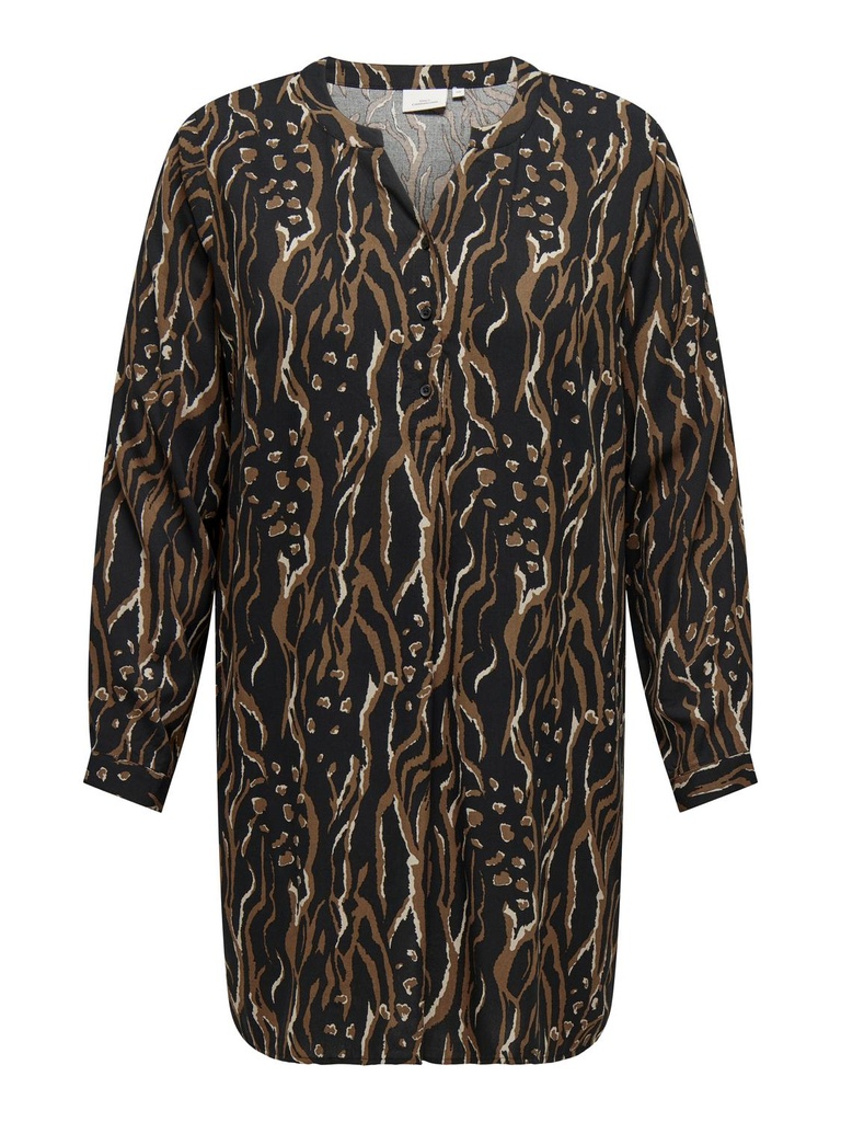 CARMAKOMA CARPEONY LIFE L/S TUNIC SHIRT AOP BF