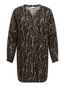 CARMAKOMA CARPEONY LIFE L/S TUNIC SHIRT AOP BF