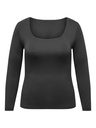 CARMAKOMA CAREA L/S 2-WAY DEEP NECK TOP JRS