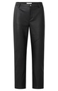 YAYA Pantalon simili cuir noir