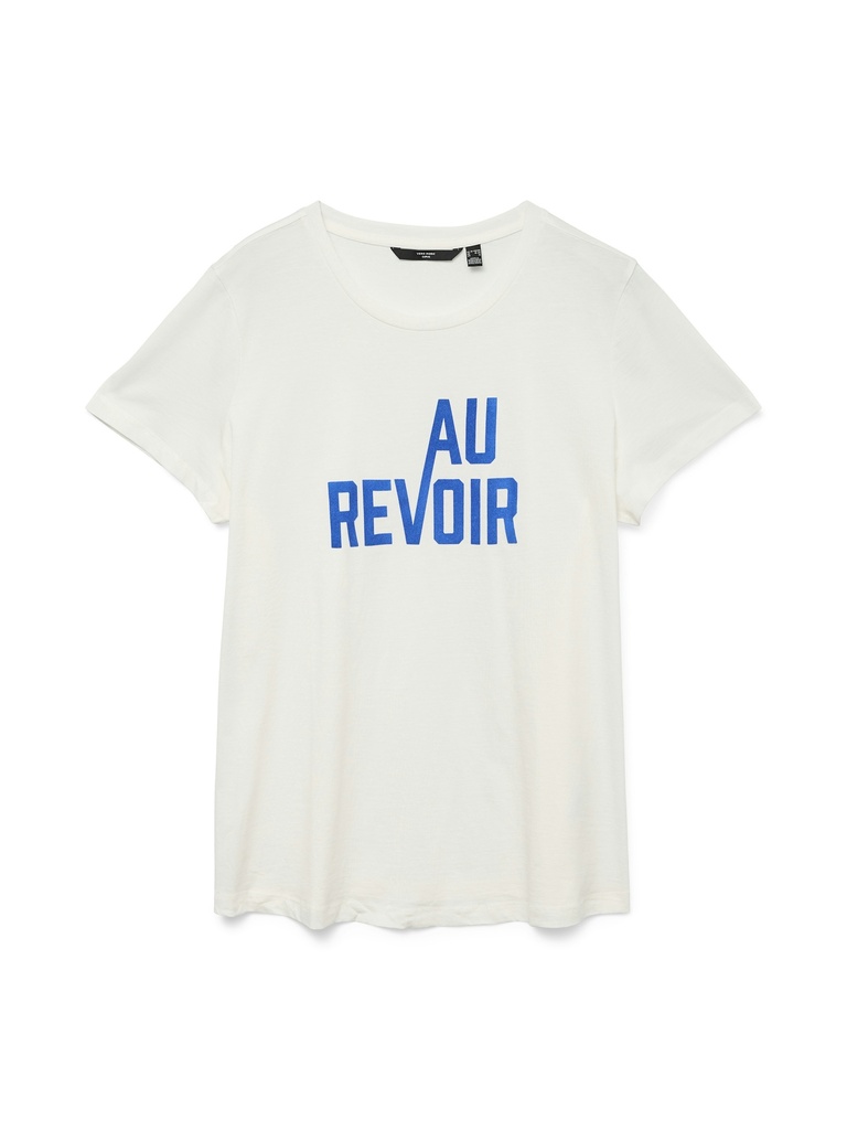 VERO MODA CURVE VMCJESSY FRANCIS SS TOP BOX JRS GA CUR AU REVOIR