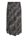 CARMAKOMA CARDOMINA SATIN CALF SKIRT WVN LEOPARD