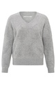 YAYA col V motif texturé medium grey