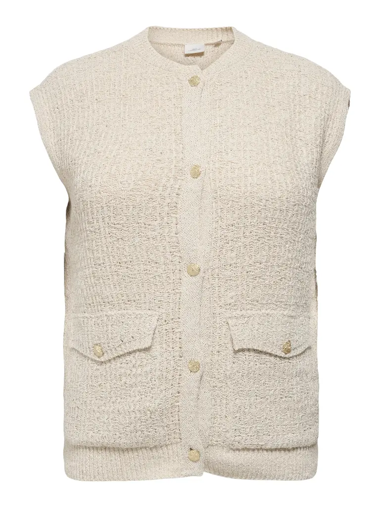 CARMAKOMA CARCELESTE O-NECK VEST KNT