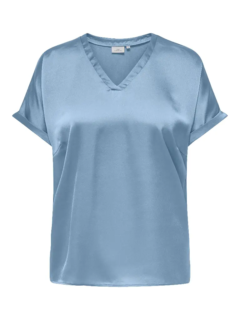 CARMAKOMA CARBRYNJA S/S IN-ONE TOP WVN Bleu ciel