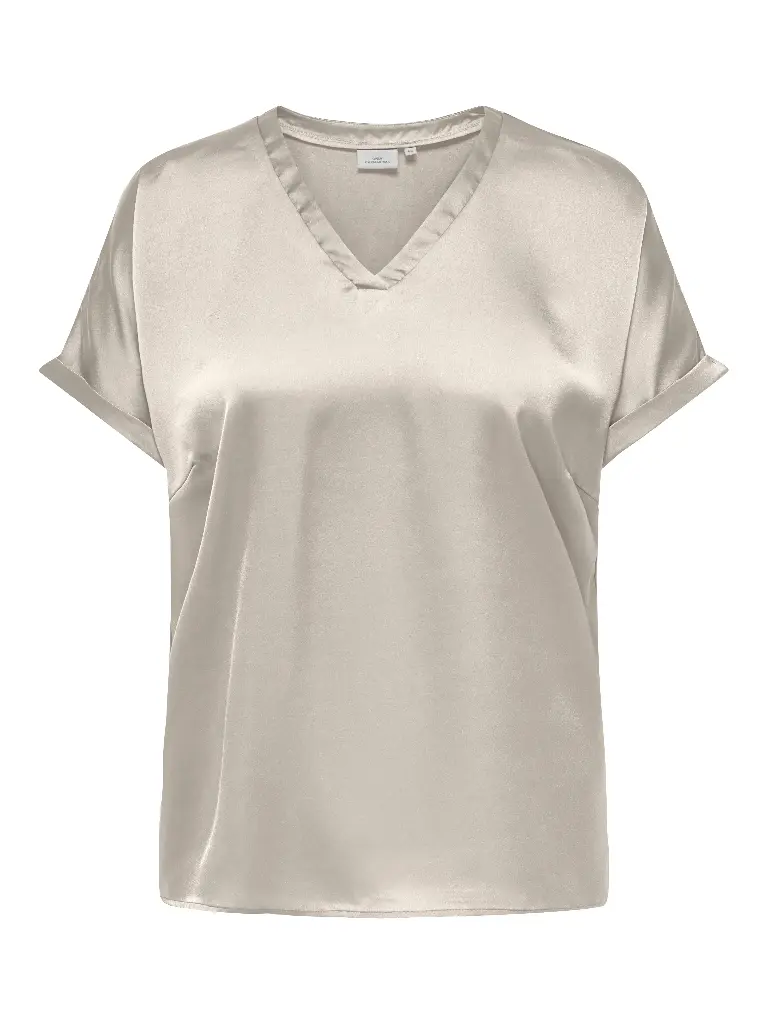 CARMAKOMA CARBRYNJA S/S IN-ONE TOP WVN Beige