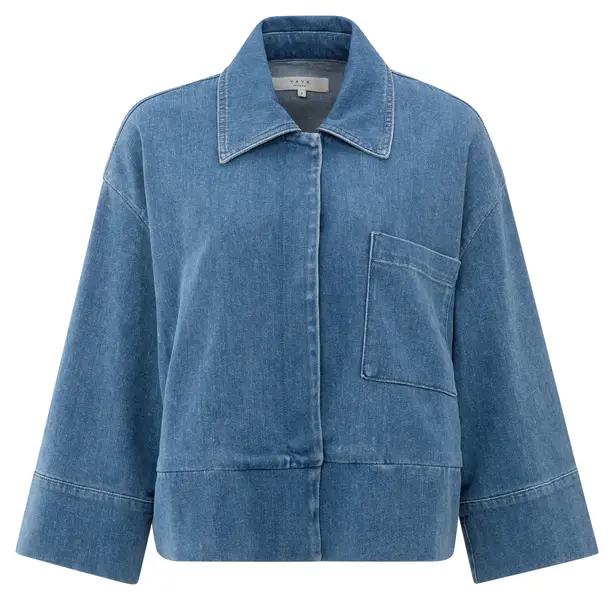 YAYA Veste en denim oversize