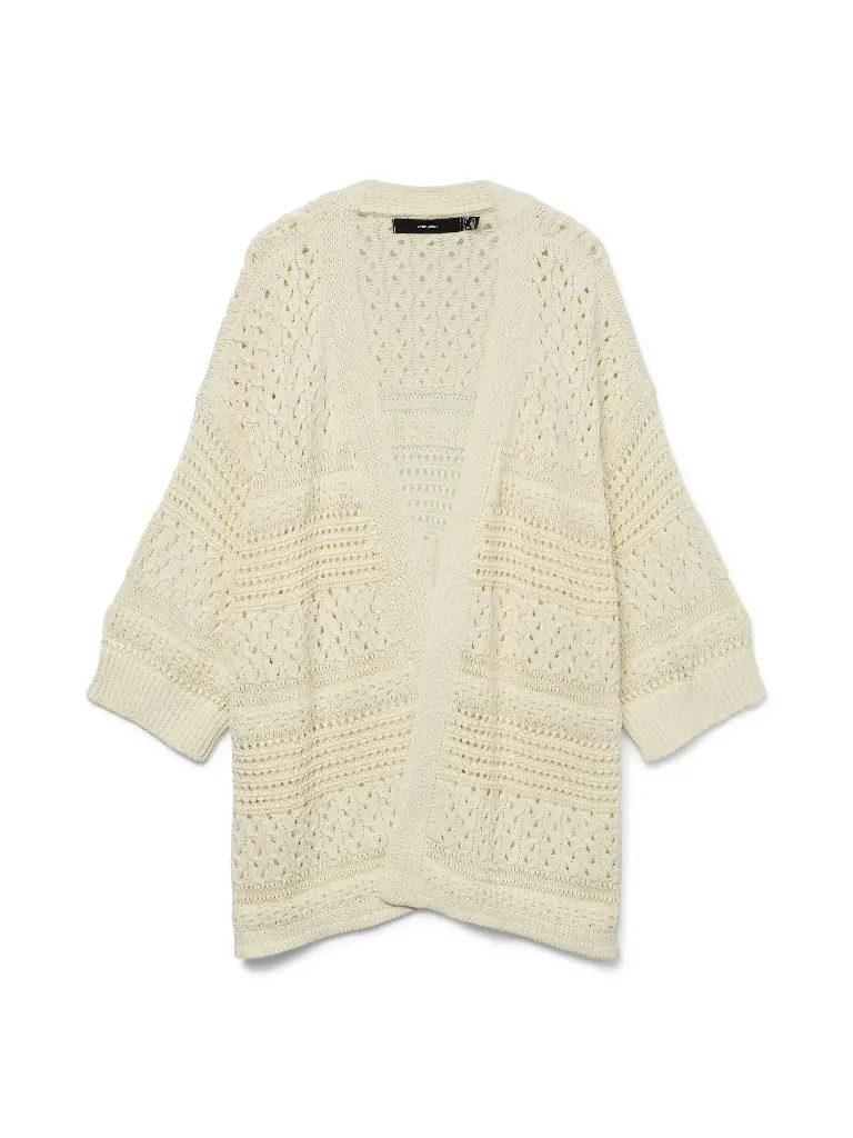 VERO MODA CURVE VMCCAPRI 3/4 OPEN CARDIGAN CUR