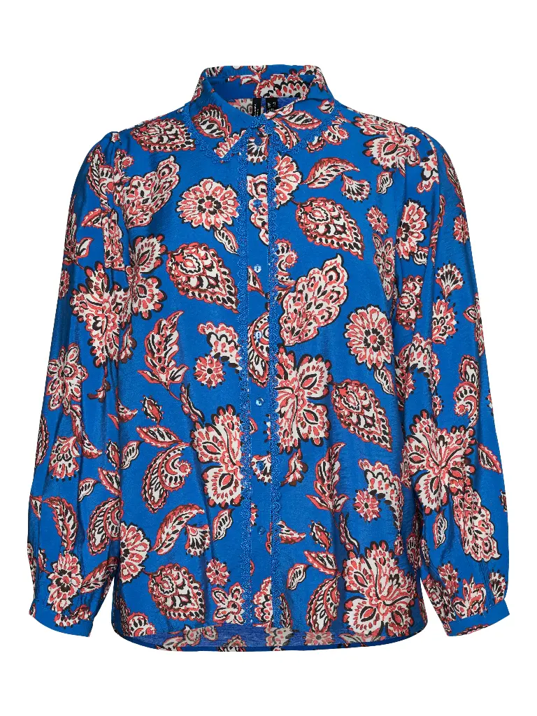 VERO MODA CURVE VMCJOSIE JOAN LS SHIRT WVN GA CUR