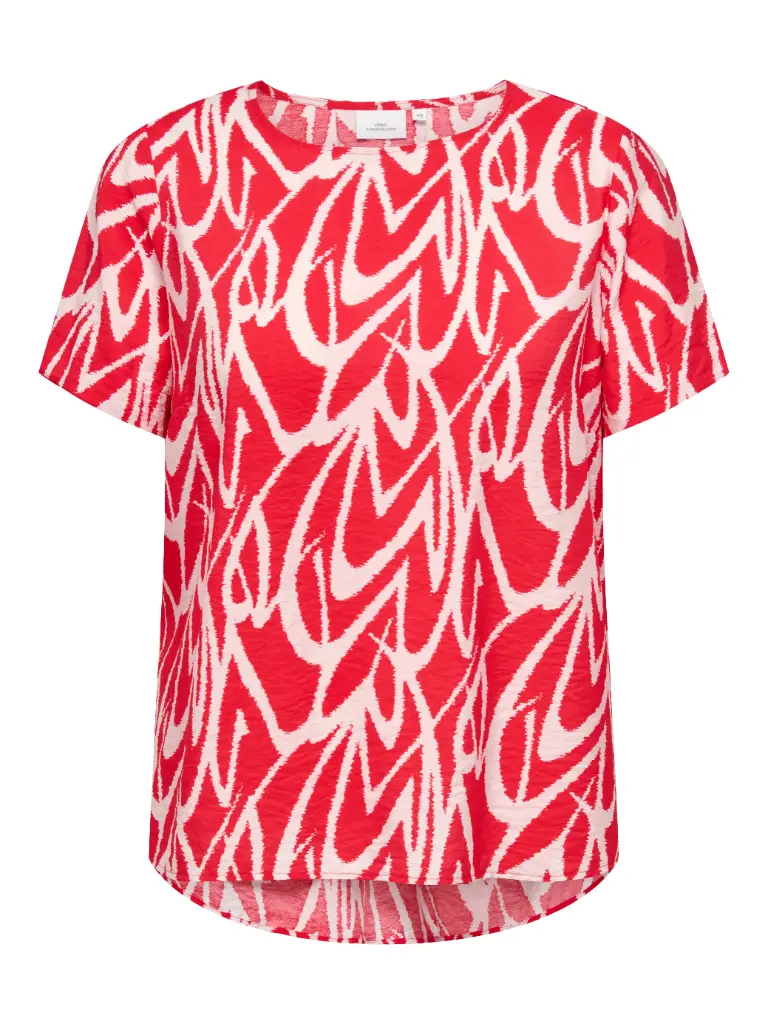 CARMAKOMA CAROLIVERA SS BLOUSE AOP