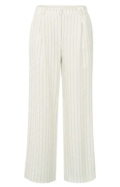 YAYA Pantalon en lin mélangé 01-301202-505 SAND LINEN