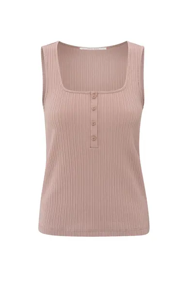 YAYA Débardeur côtelé 01-729036-505 SOFT MAUVE