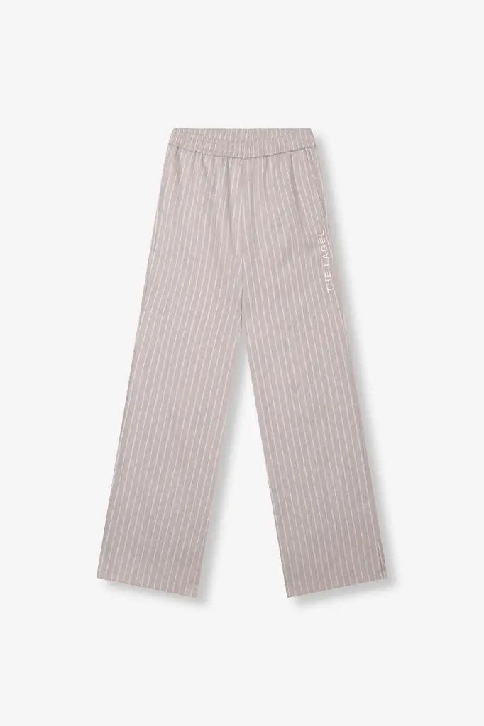 ALIX THE LABEL PINSTRIPE PANTS lurex