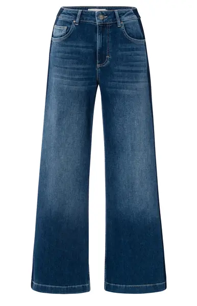 YAYA Jean taille haute avec empiècement et coupe large L32 01-311117-508