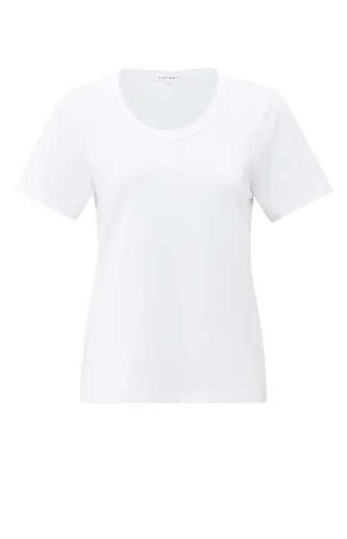 YAYA T-shirt au col rond et côtelé 01-719077-508