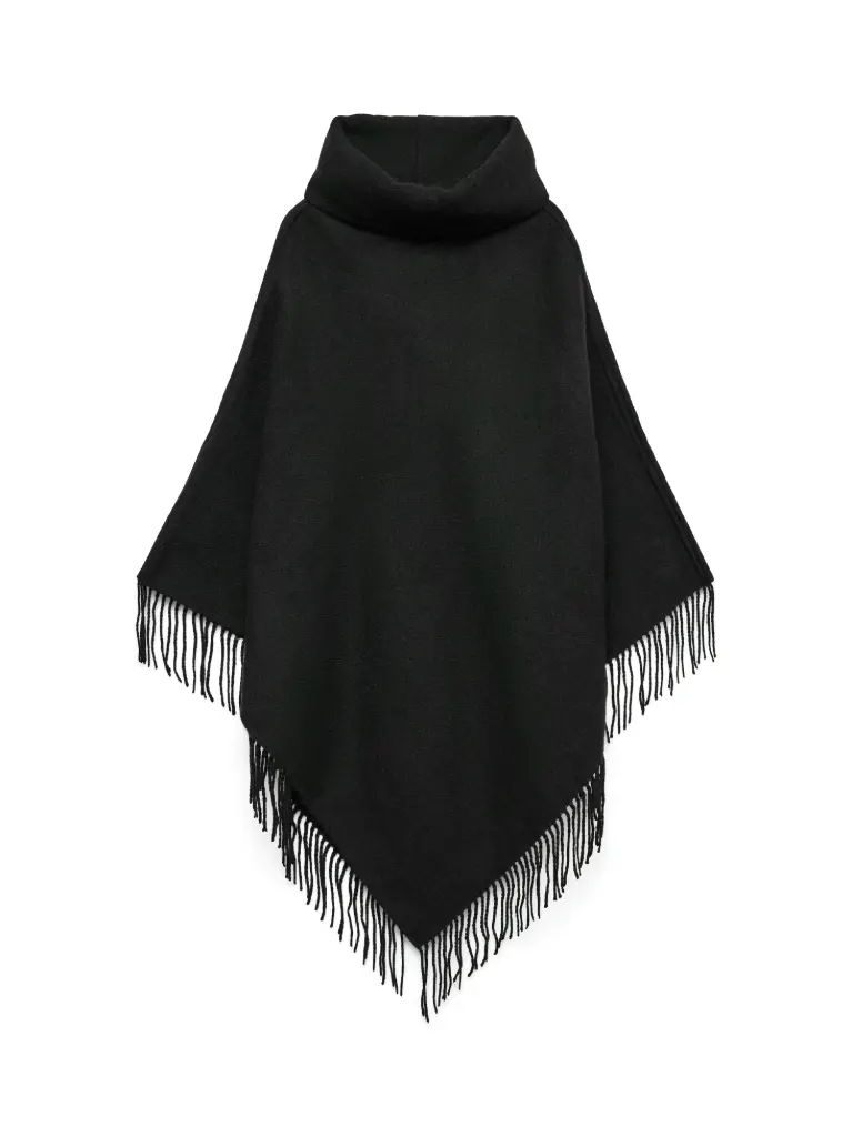 VERO MODA CURVE VMCKLEO PONCHO REP CUR