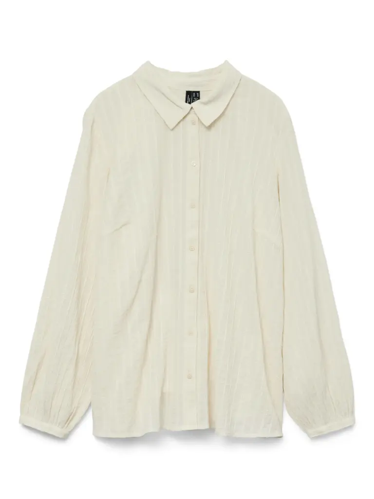 VERO MODA CURVE VMCFLORETTA L/S SHIRT WVN BTQ CUR (44)