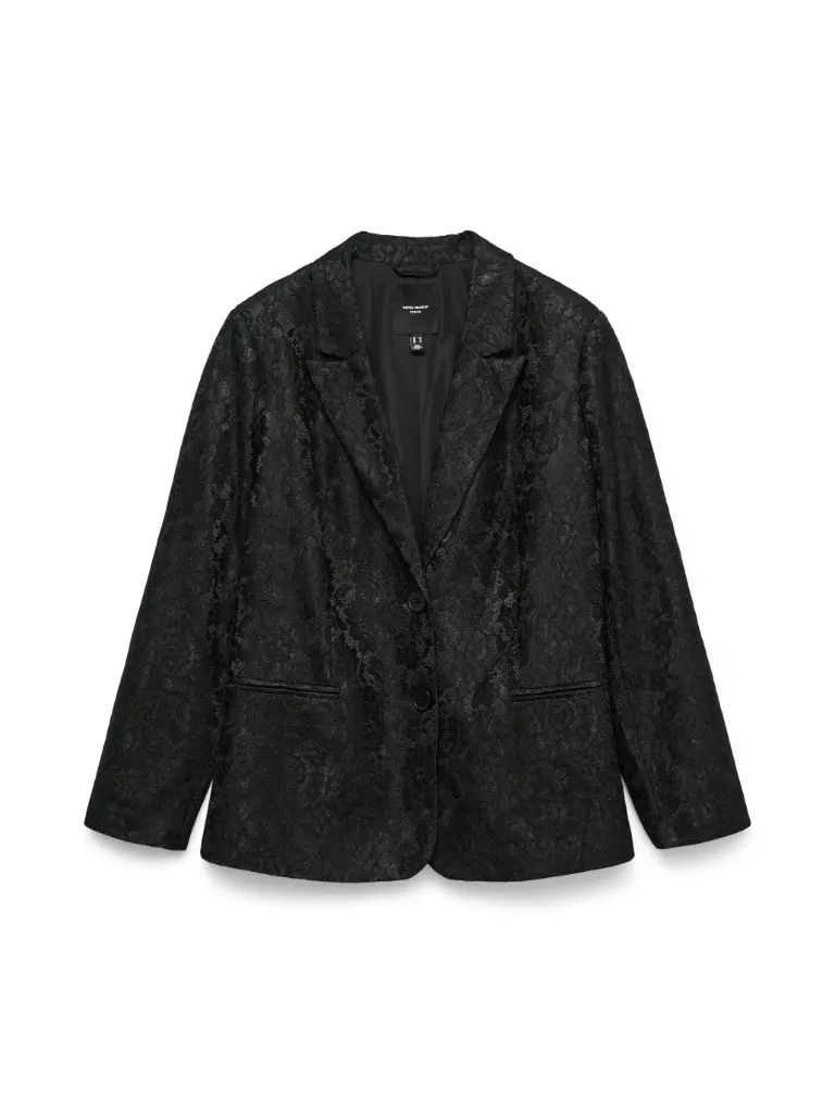 VERO MODA CURVE VMCSCARLY LS LACE BLAZER CUR (42)