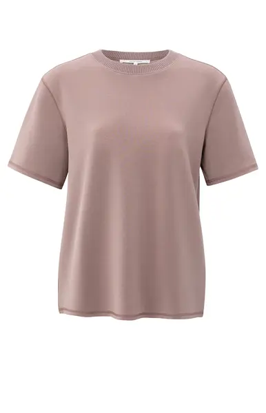 YAYA T-shirt à col en maille côtelée 01-109097-509 (XS)