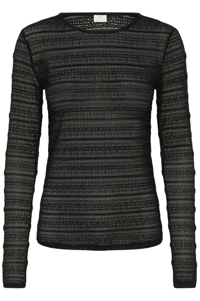 KAFFE CURVE KChanna Lace T-shirt (S-42/44)