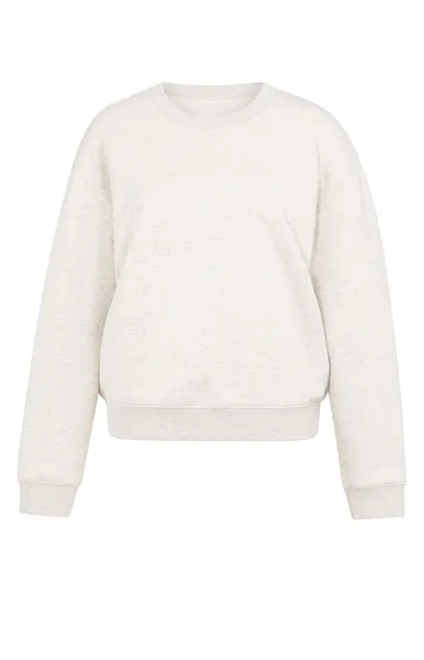 YAYA Pull avec texte brodé et  encolure ronde 01-109105-601 (S)