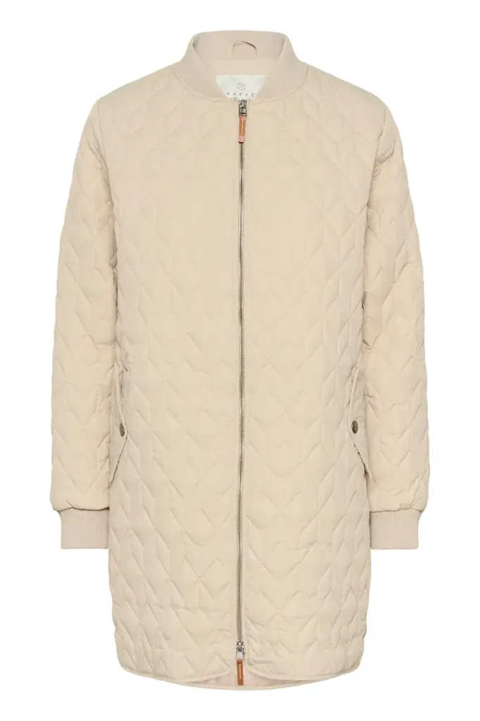 KAFFE KAlelia Long Quilt Jacket (36)