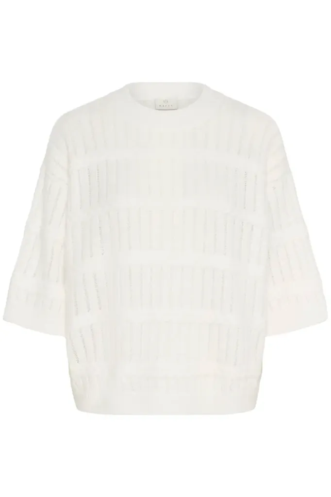 KAFFE KAmonia Pullover Chalk