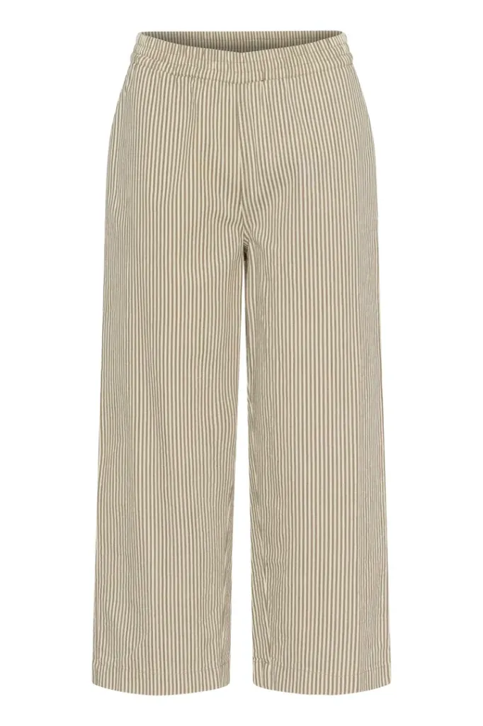 KAFFE KAnaya Striped Culotte Pants (34)