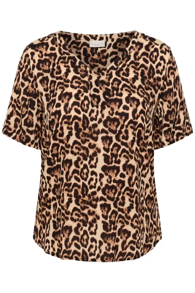 KAFFE CURVE KCami SS Blouse Printed (42)