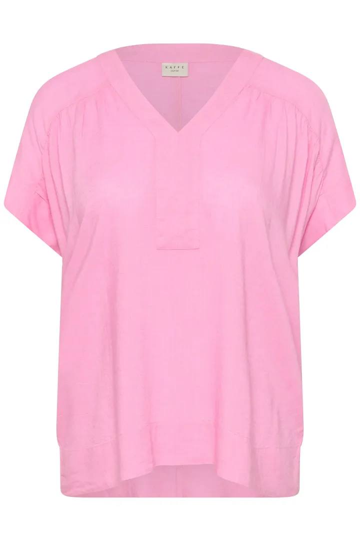 KAFFE CURVE KCmille Wing SL Blouse rose (44)
