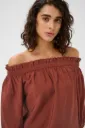 KAFFE KAneema Off Shoulder Blouse