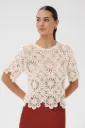 KAFFE KAcallista Sequins knit Top