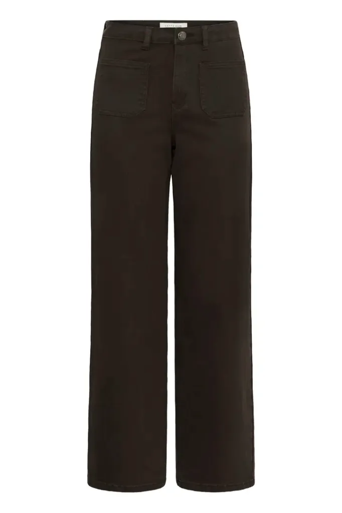 KAFFE KAbrook HW Reg Fit Jeans coffee  bean